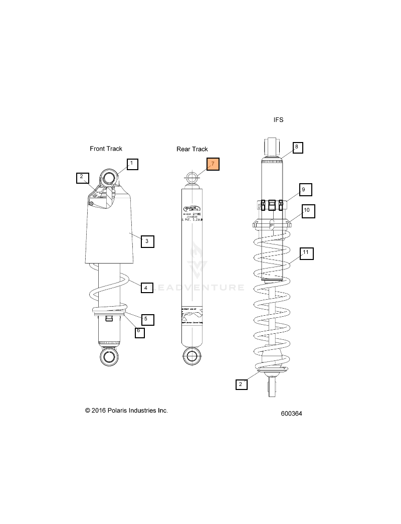 SHOCK-R/T GABRIEL TWIN TUBE