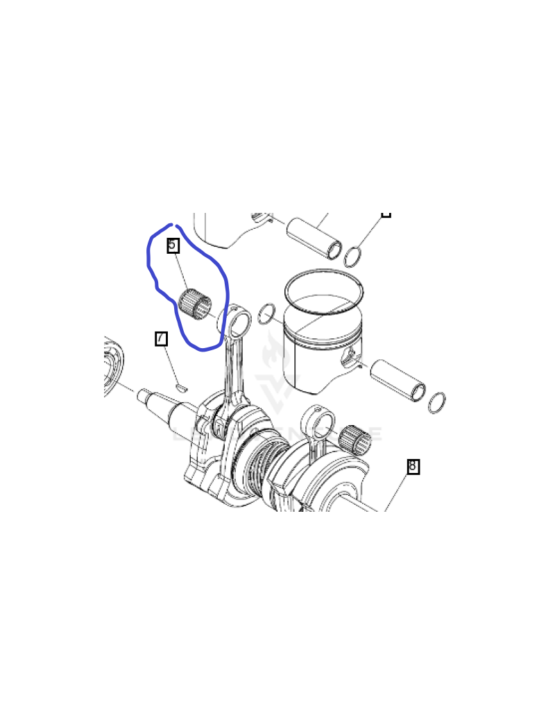 NEEDLE BEARING 22 X 27 X 25