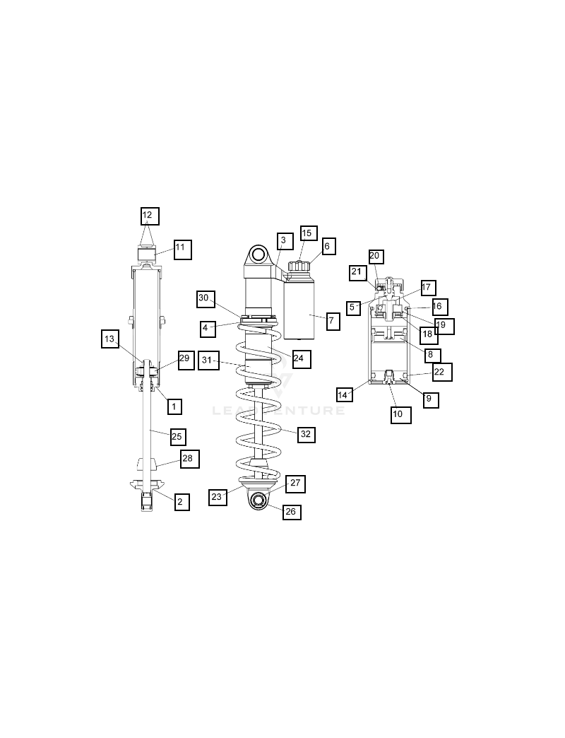 IFS PIGGYBACK SHOCK WALKER EVANS