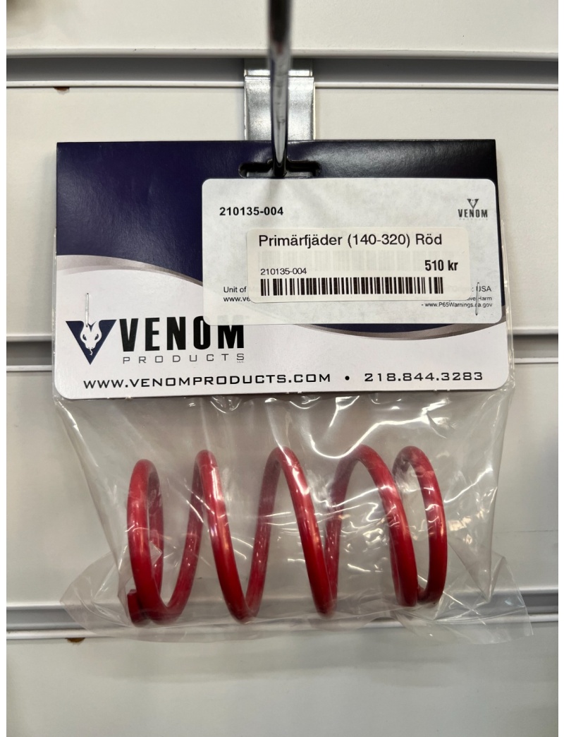 Primärfjäder (140-320) Röd