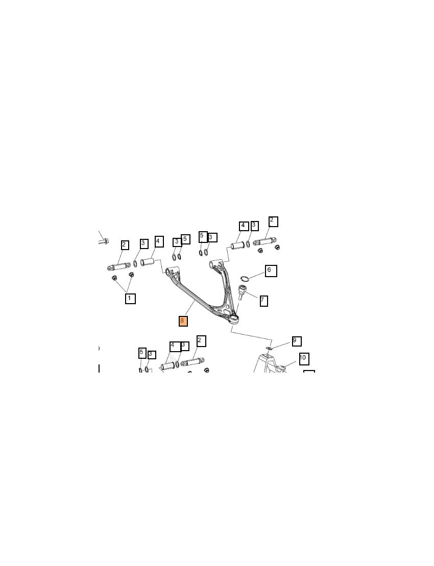 CONTROL ARM  UPPER  RIGHT HAND