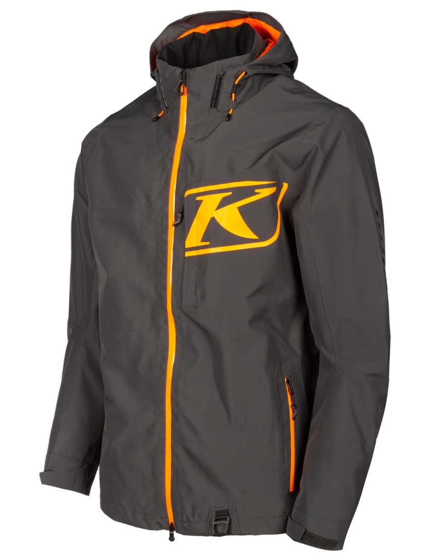 Powerxross Jacket LG Asphalt - Strike Orange