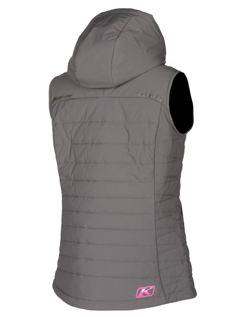 Arise Vest - Knockout Pink - Castlerock Gray, LG