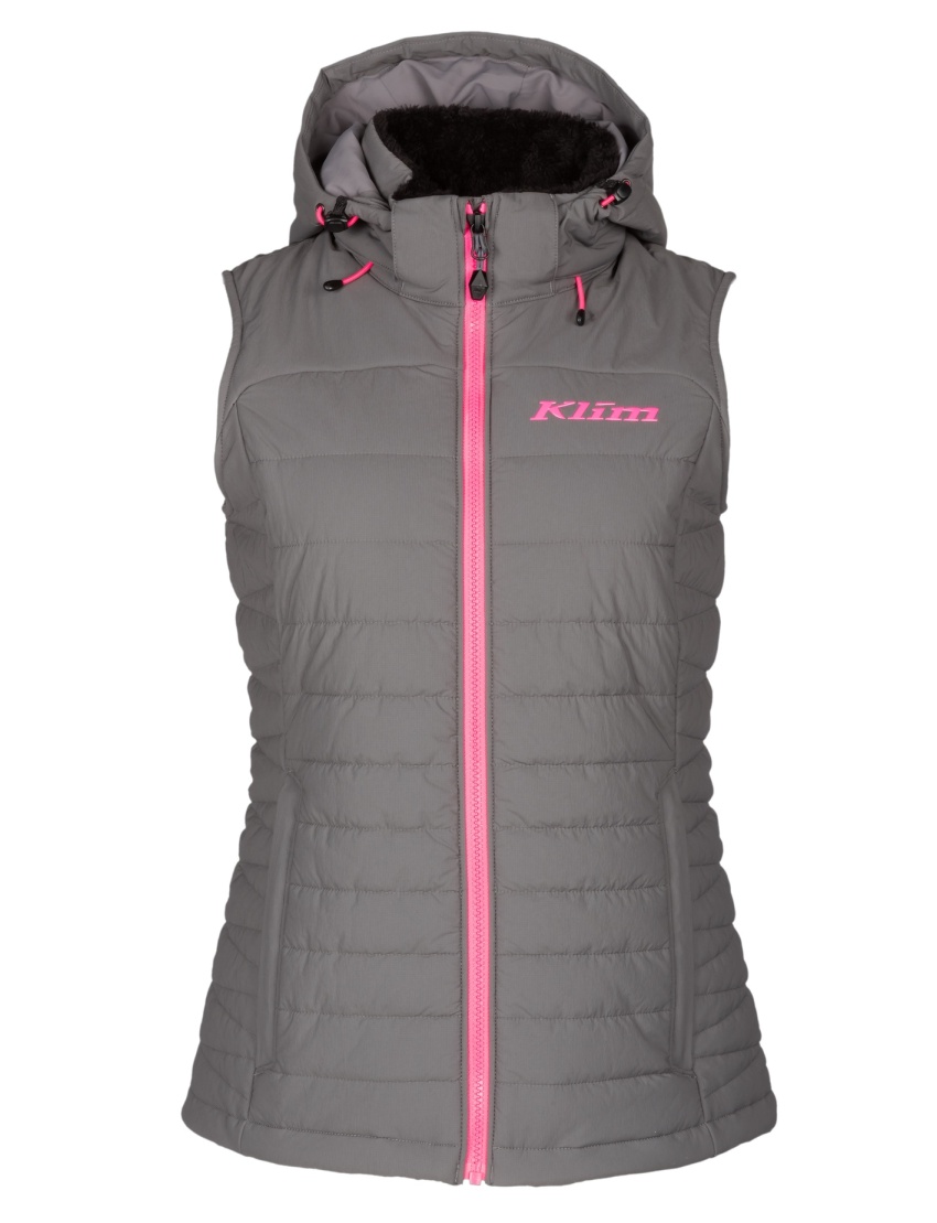 Arise Vest - Knockout Pink - Castlerock Gray, LG