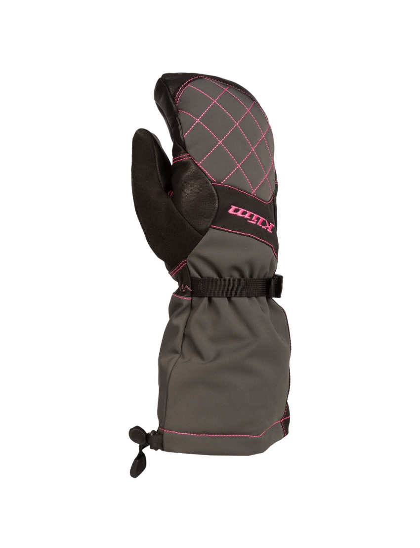 Allure Mitten MD Knockout Pink - Asphalt