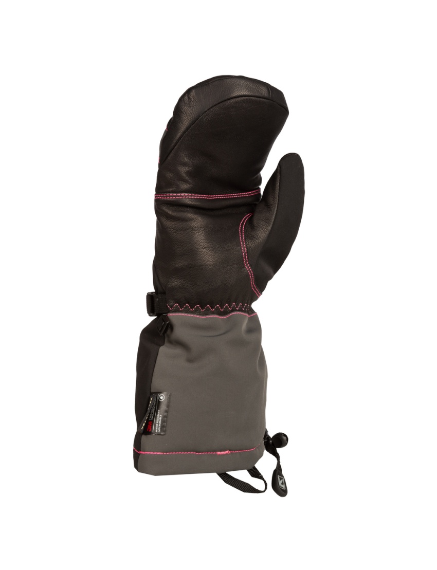 Allure Mitten MD Knockout Pink - Asphalt