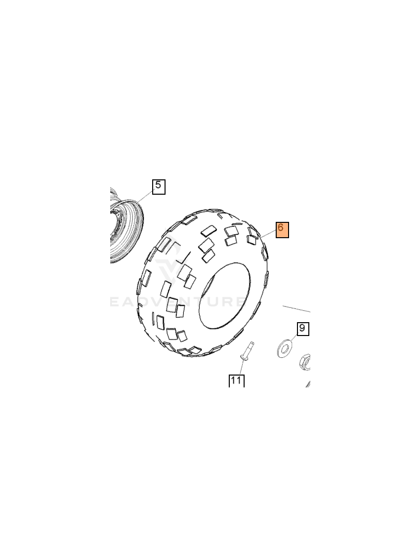 TIRE-25X9-12AT-IIE-MARK