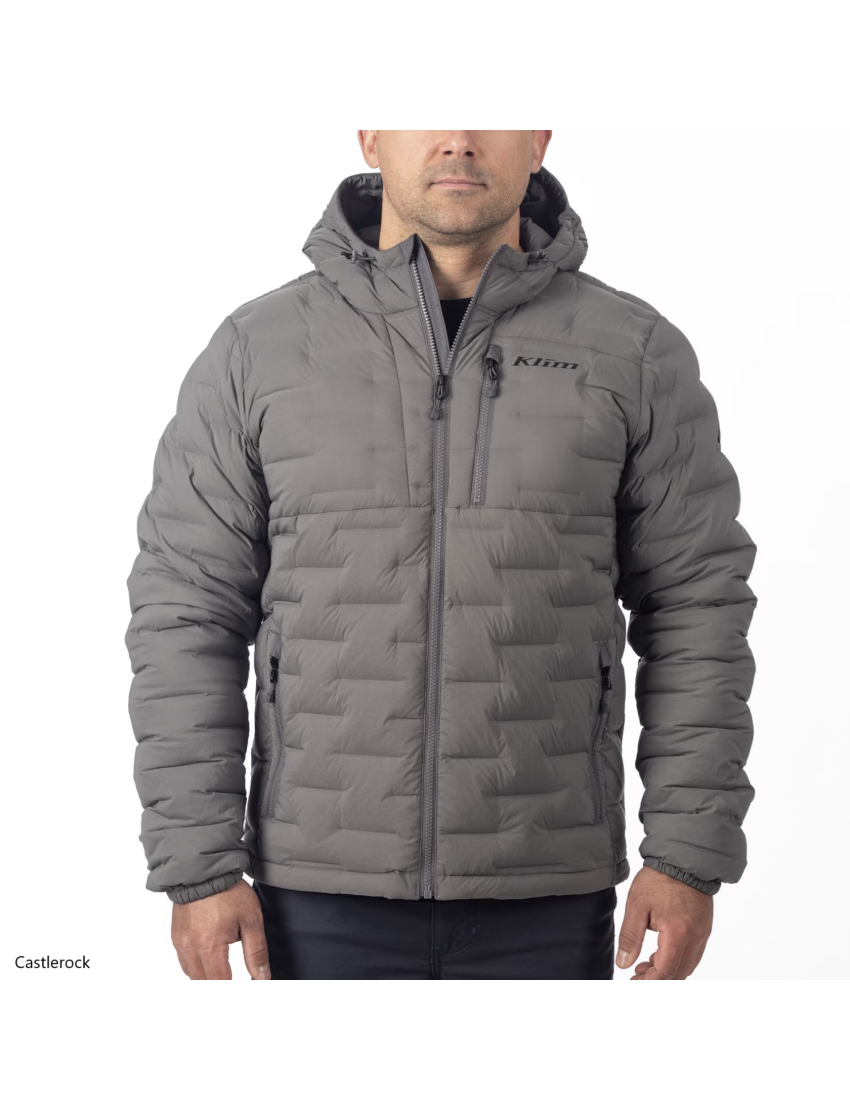 Boulder Stretch Down Hooded Jacket 