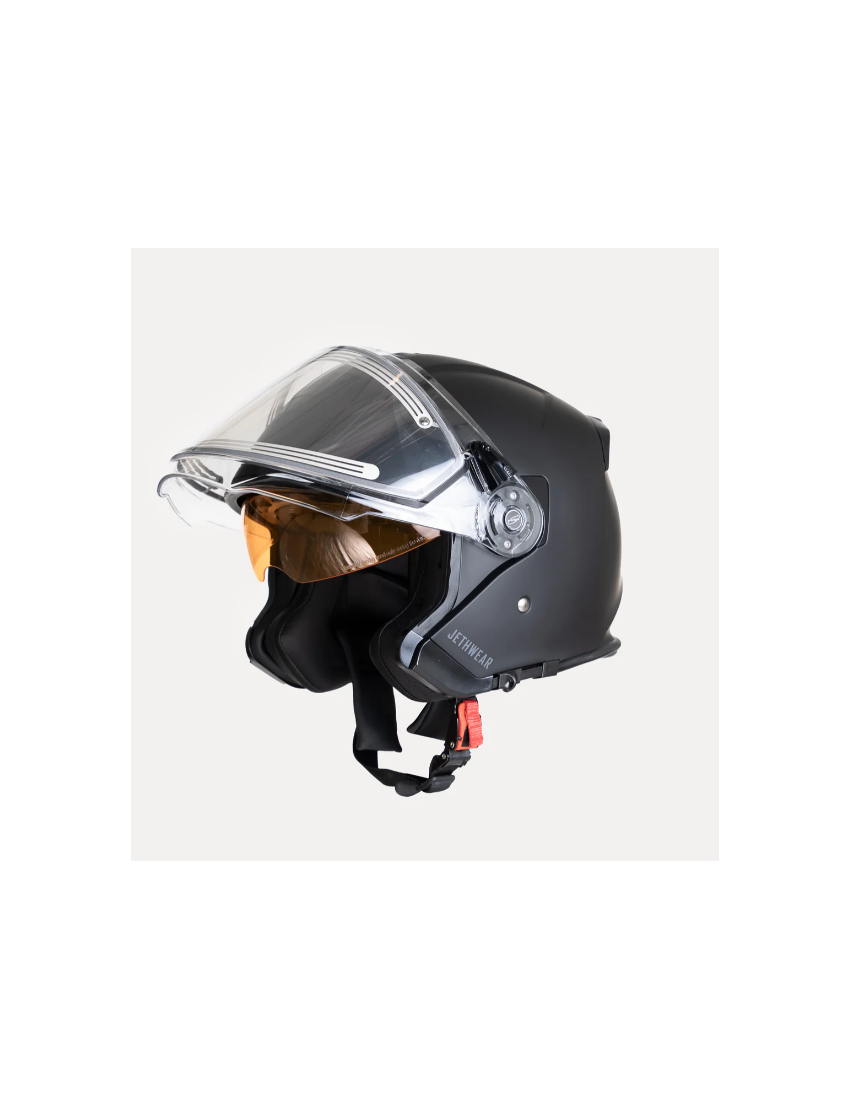 TRAIL HELMET, visir med värme -L