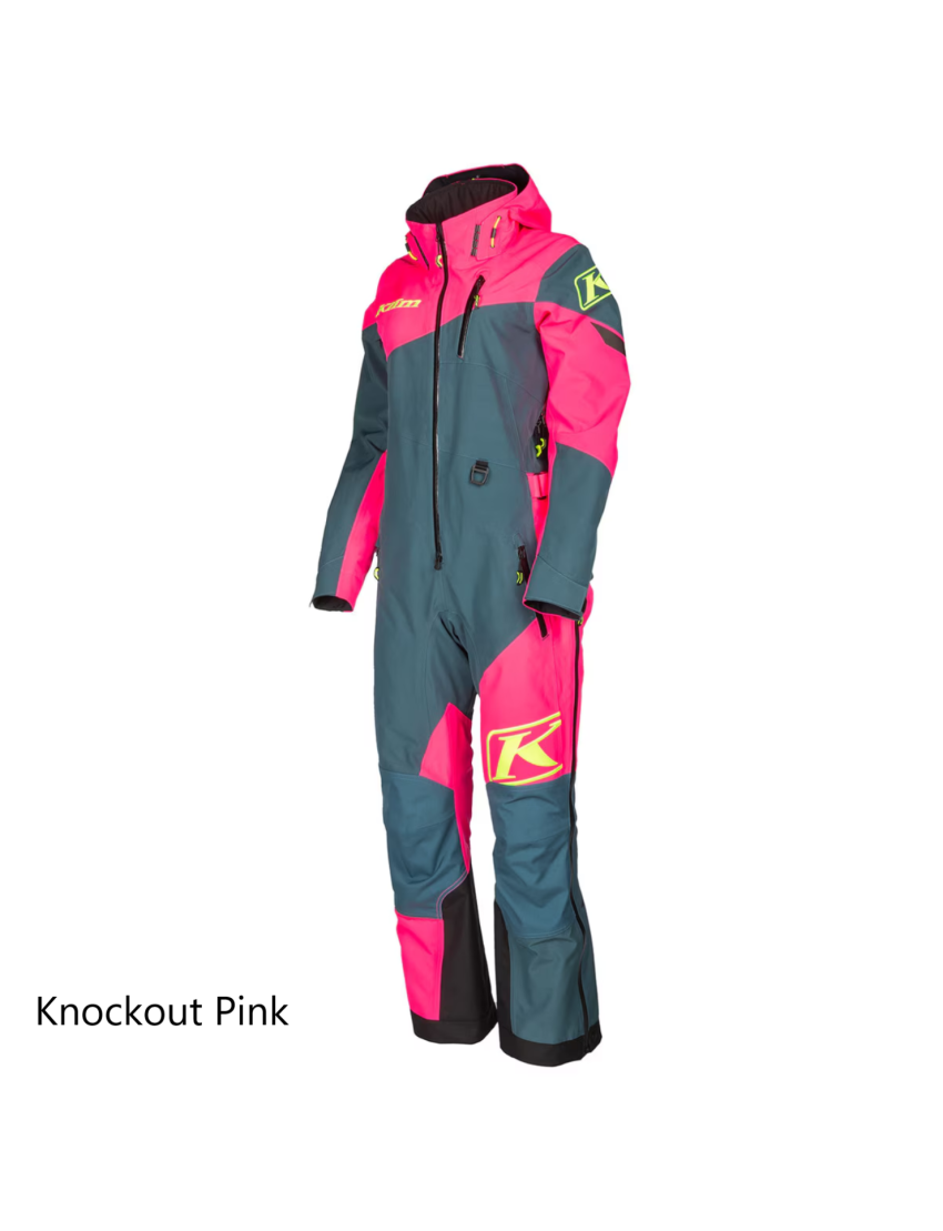 Shredsa One-Piece - Petrol - Knockout Pink, XS