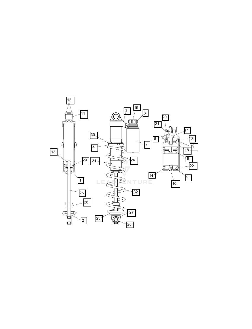 IFS PIGGYBACK SHOCK WALKER EVANS