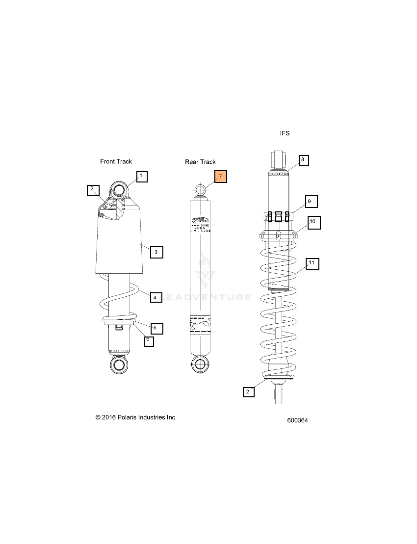 SHOCK-R/T GABRIEL TWIN TUBE
