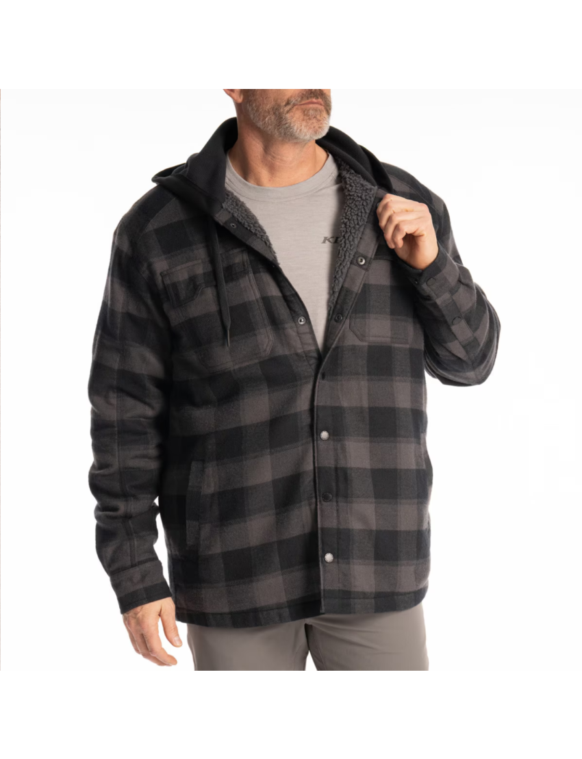 Targhee Fleece Lined Flannel Hoodie