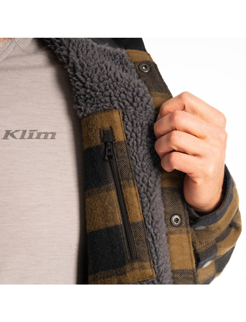 Targhee Fleece Lined Flannel Hoodie