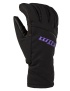Bombshell Glove LG Black - Heliotrope