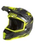 F3 Carbon Pro Helmet ECE LG Thrashed Asphalt - Hi-Vis