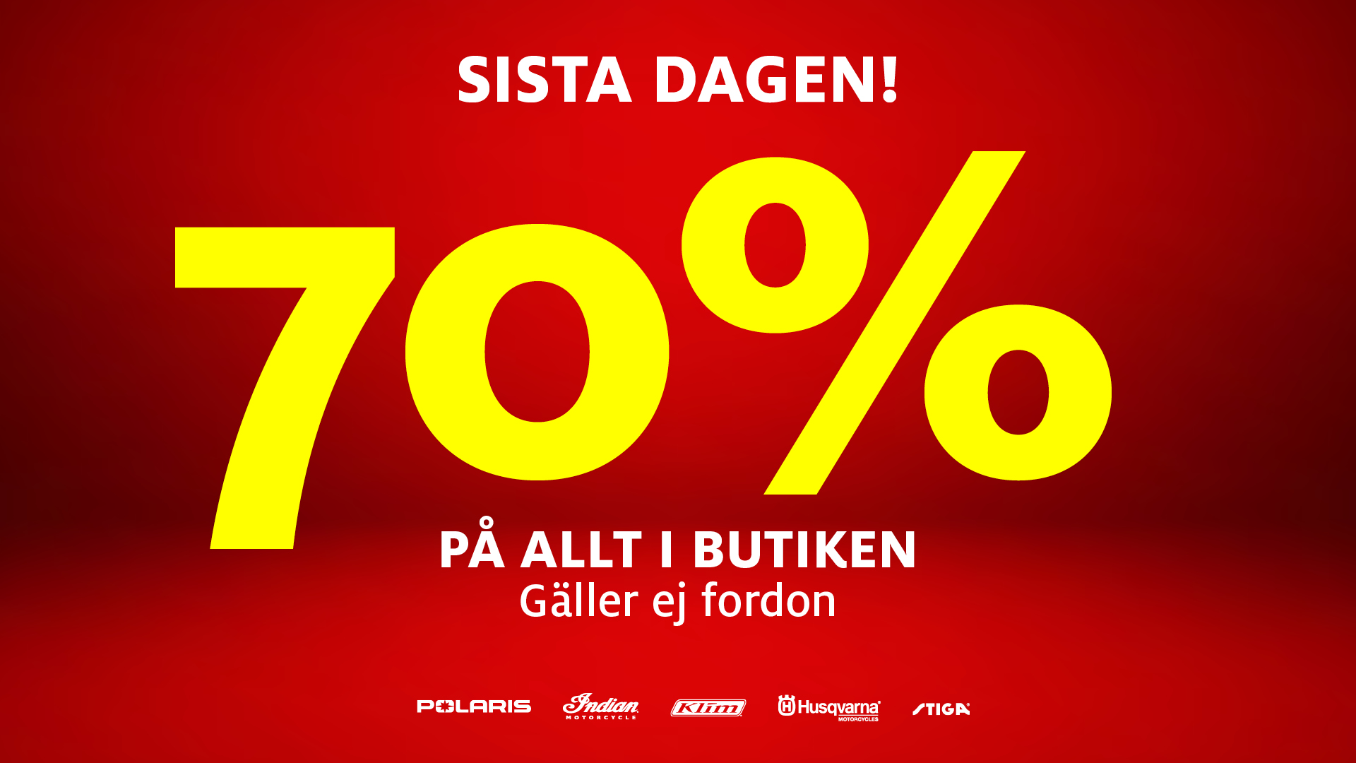 Umeå Terräng & Motor. Från 50% i butiken på kläder, skor, hjälmar och tillbehör. Gäller ej maskiner.